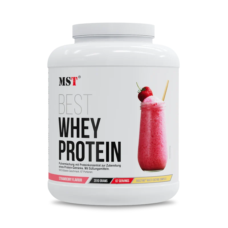 Protein Best Whey + Enzyme 2010 g Strawberry