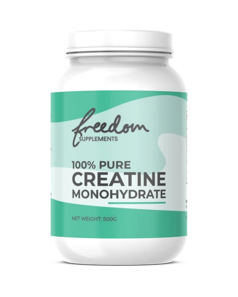 100% Pure Creatine Monohydrate — Stronger. Every Session. Flavourless. 500g Tub.
