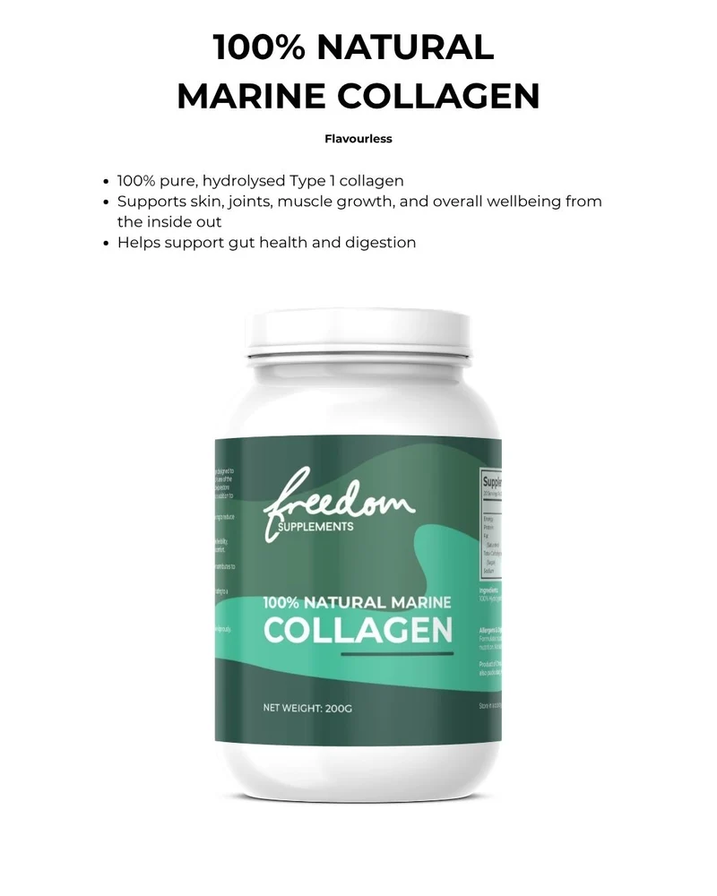 100% Natural Marine Collagen — Pure Type 1 Collagen, Every Day