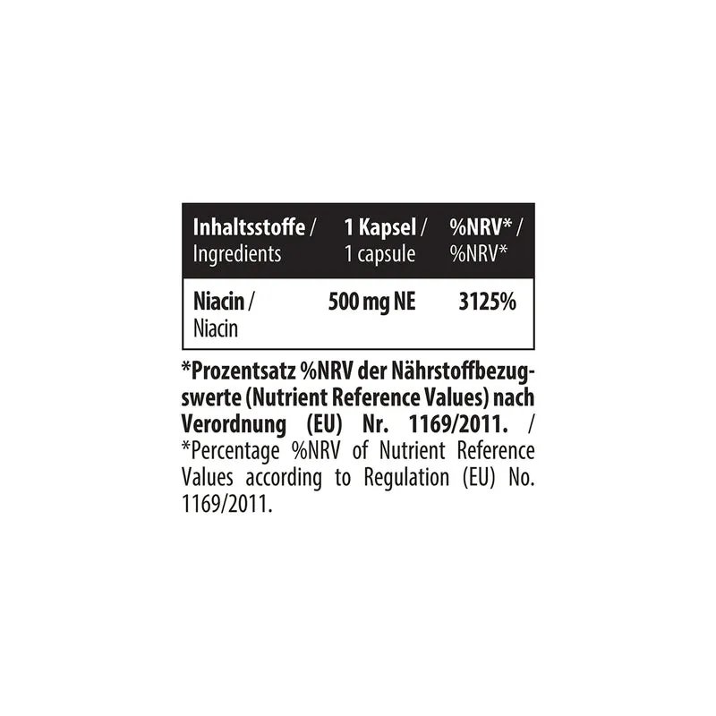 Niacin (flush-free) 60 Kapseln