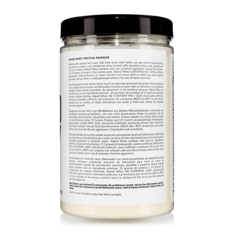 Grass Fed Whey Protein Powder | Naked Whey - 450g