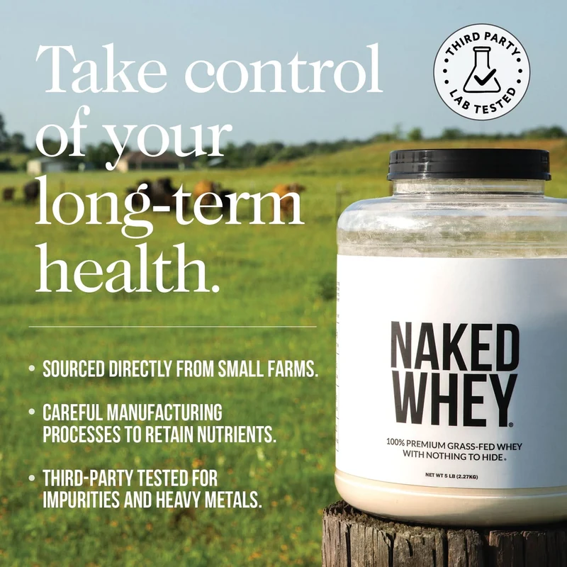 Grass Fed Whey Protein Powder | Naked Whey - 450g