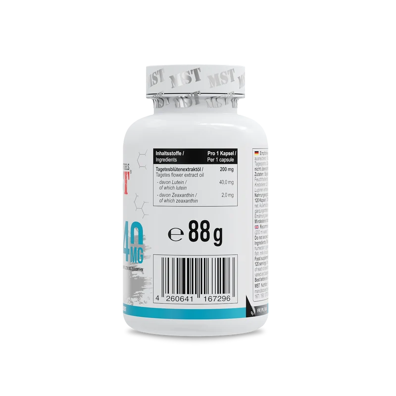 Lutein 40 mg + Zeaxanthin 120 Softgels