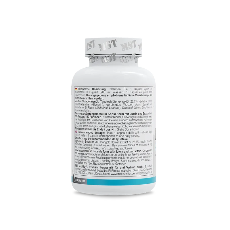 Lutein 40 mg + Zeaxanthin 120 Softgels