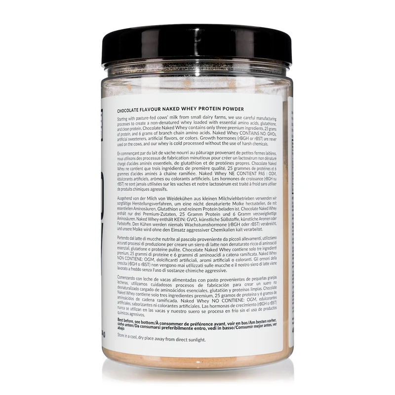 Chocolate Whey Protein Powder | Naked Chocolate Whey - 450g