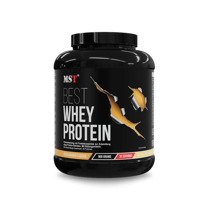 Protein Best Whey + Enzyme 900 g Mango peach