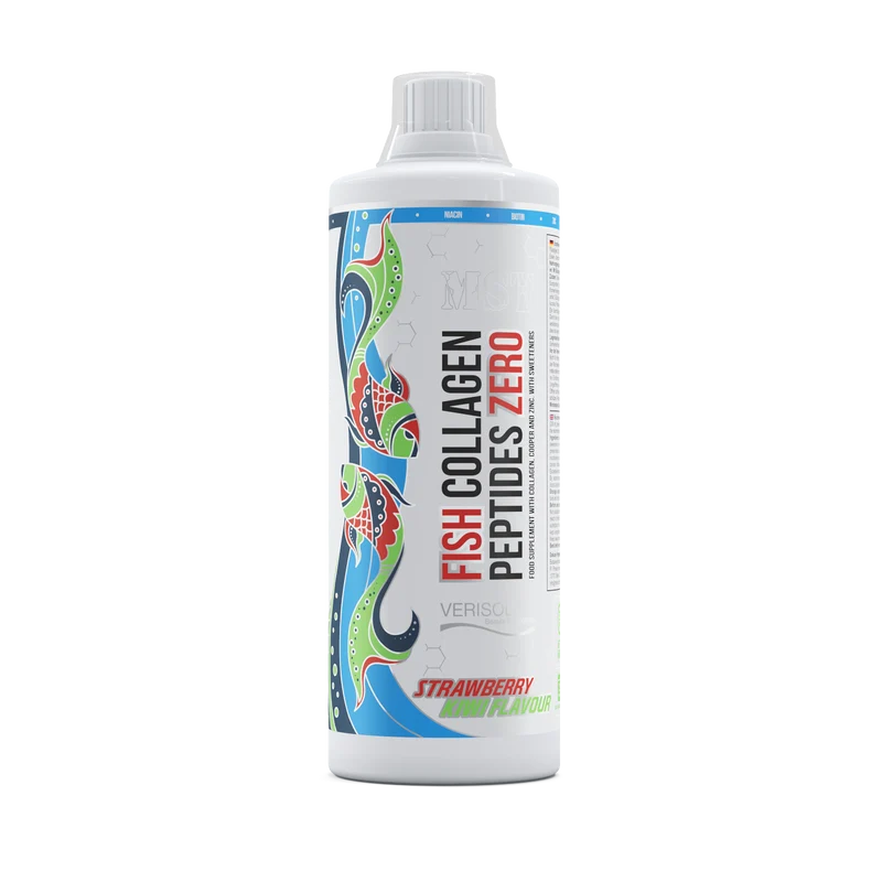 Fish Collagen Peptides Verisol® 1000 ml Strawberry kiwi