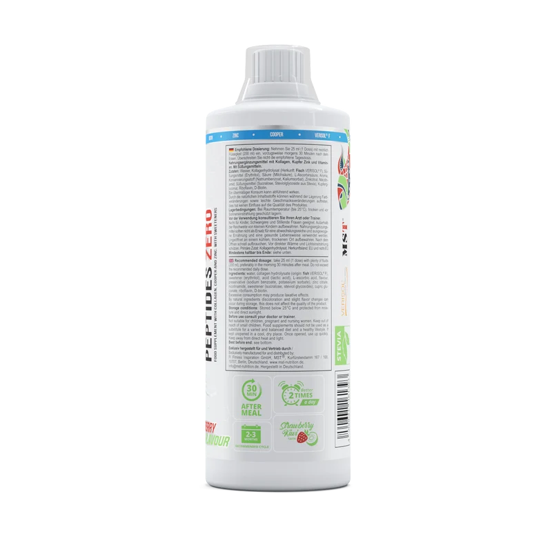 Fish Collagen Peptides Verisol® 1000 ml Strawberry kiwi