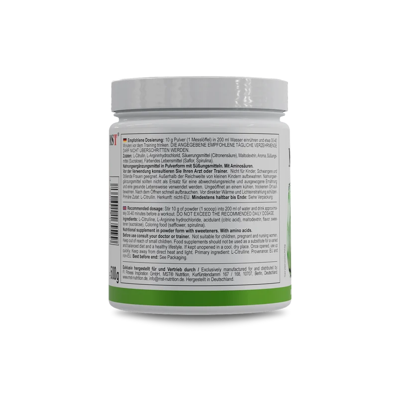 Amino Pump 500 g Green Apple