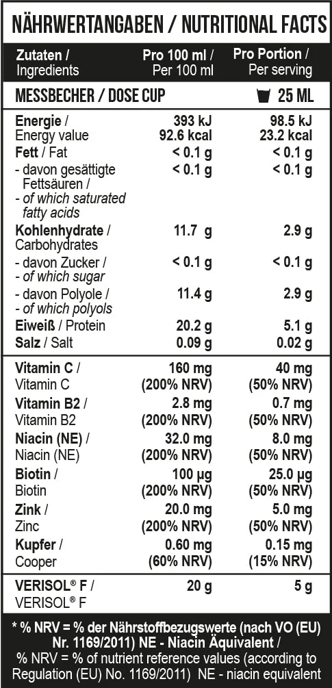Fish Collagen Peptides Verisol® 1000 ml Cherry