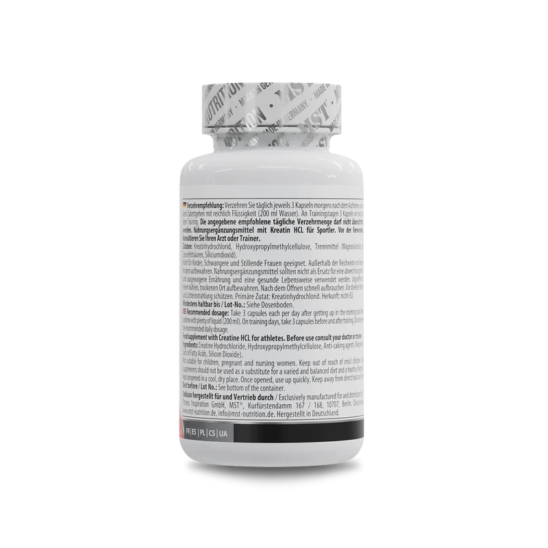 Creatine HCL 90 Kapseln