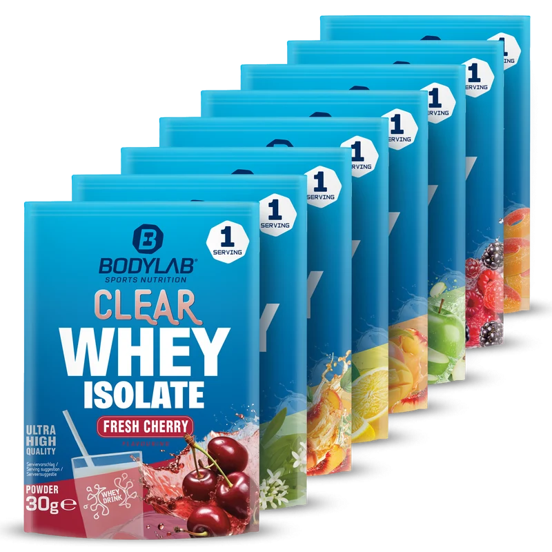 Clear Whey Isolate Probierbox (8 Proben je 30g)