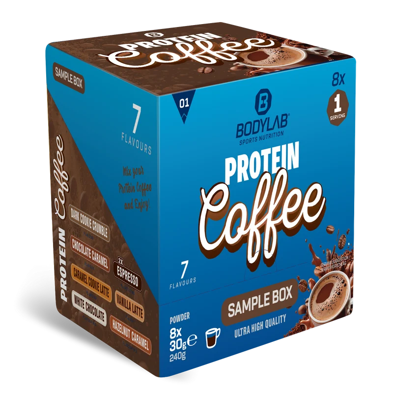 Protein Coffee Probierbox (8 Proben je 30g)