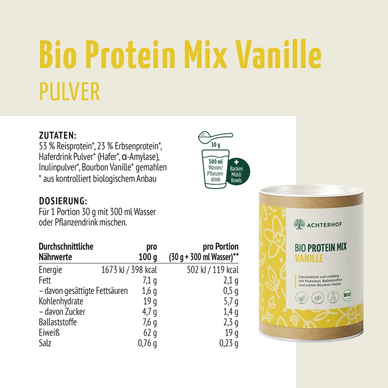 Bio Protein Mix Vanille (330g)