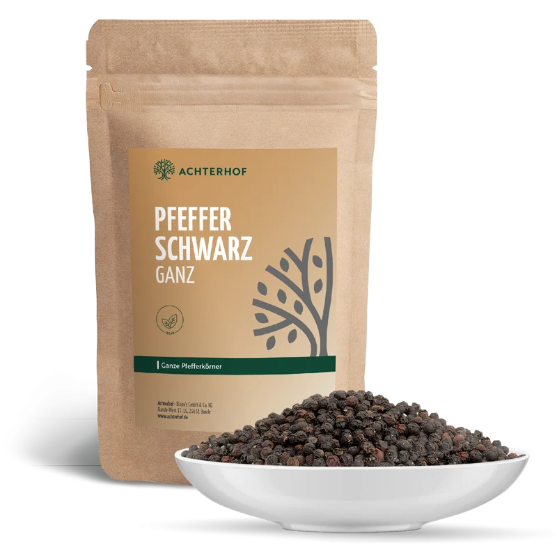 Pfeffer schwarz ganz (500g)