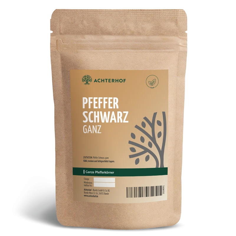 Pfeffer schwarz ganz (100g)