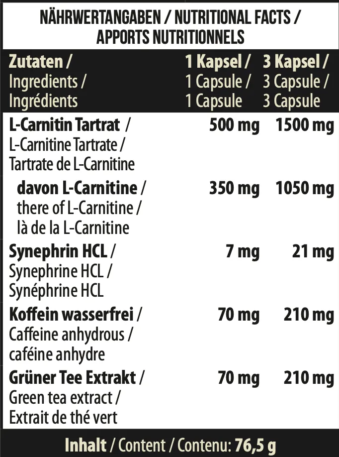 L-Carnitine Pro 90 caps