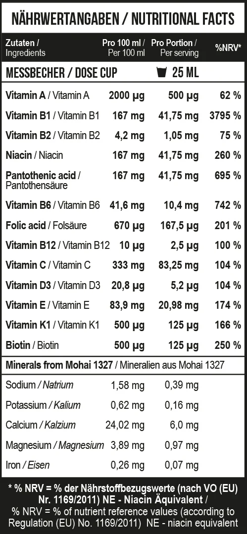 Healthy® Multivitamin 1000 ml Orange