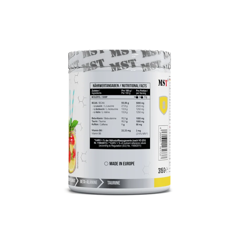 MST BCAA Energy 315 g Strawberry lemon