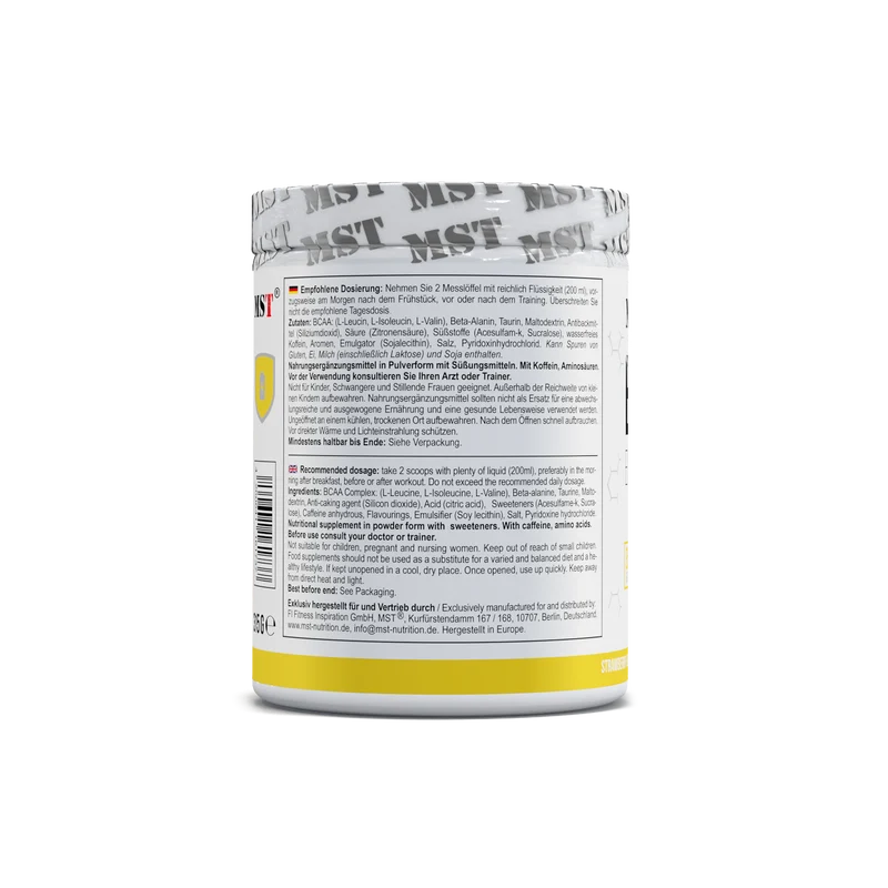 MST BCAA Energy 315 g Strawberry lemon