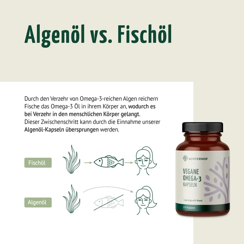 Vegane Omega-3 Kapseln (270 Kapseln)