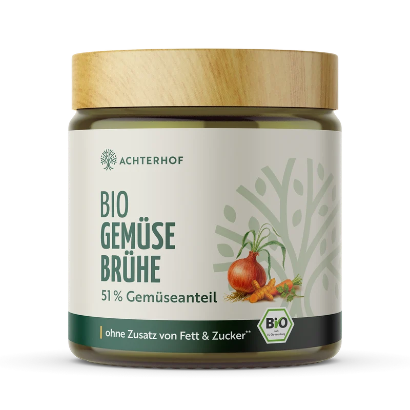 Bio Gemüsebrühe mit 51% Gemüseanteil (225g)