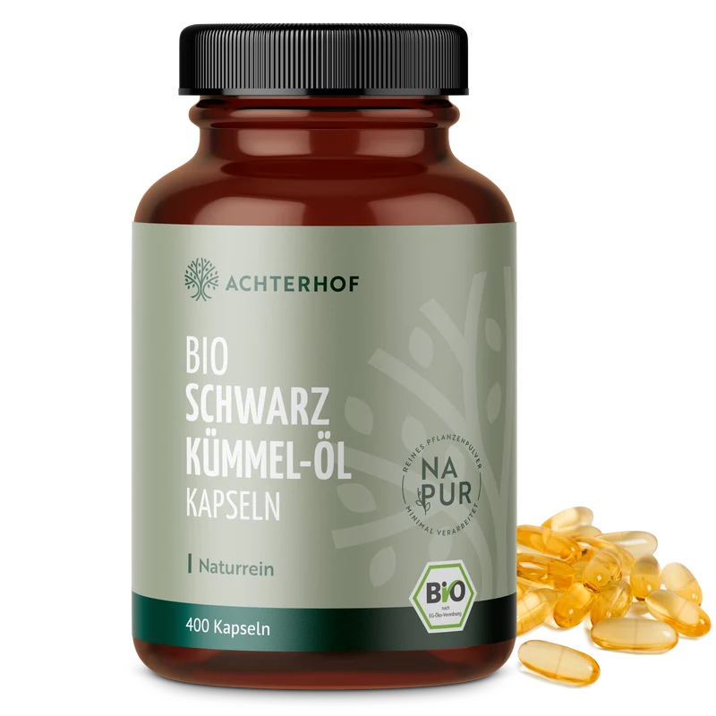 Schwarzkümmel-Öl Kapseln Bio (400 Kapseln)