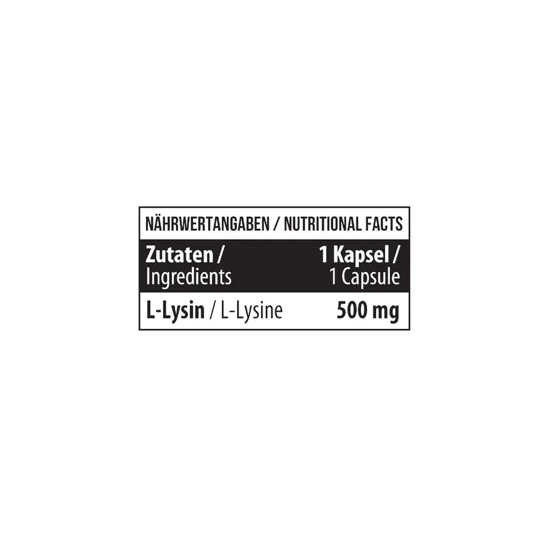 Healthy® Lysine 60 Capsules
