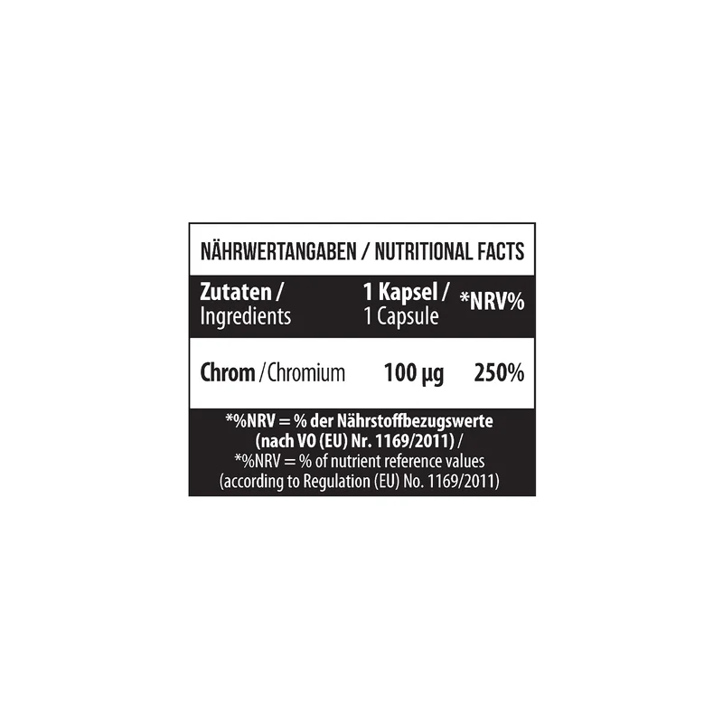 Chromium picolinate 100 Caps