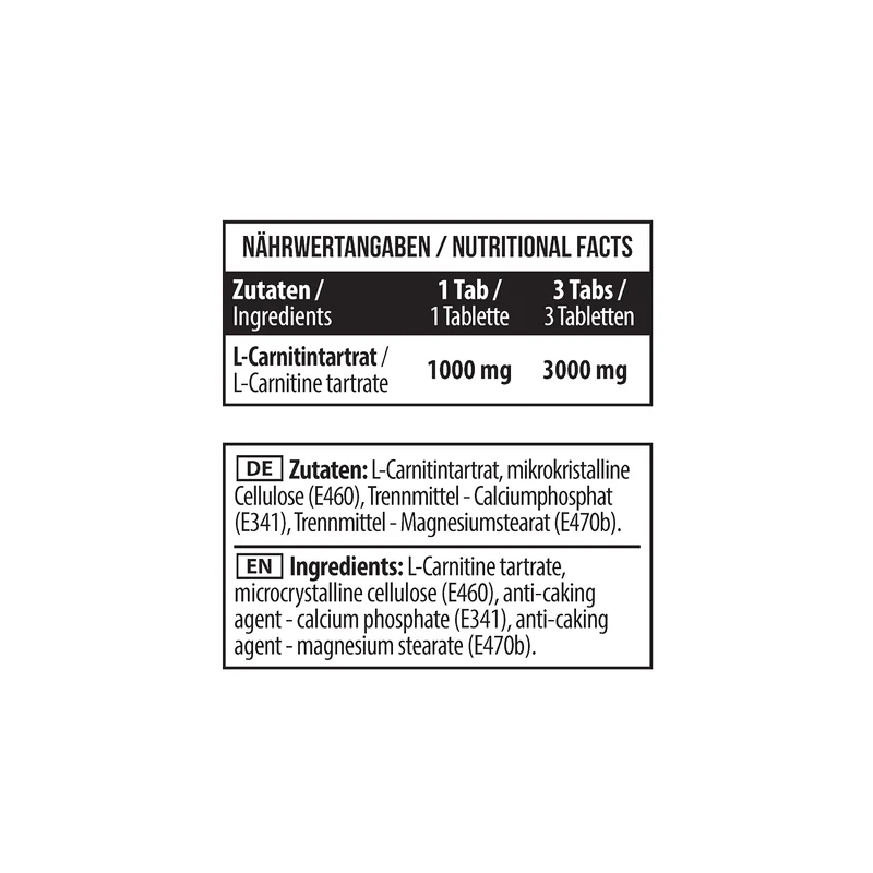 L-Carnitine 1000 mg 90 Tabletten