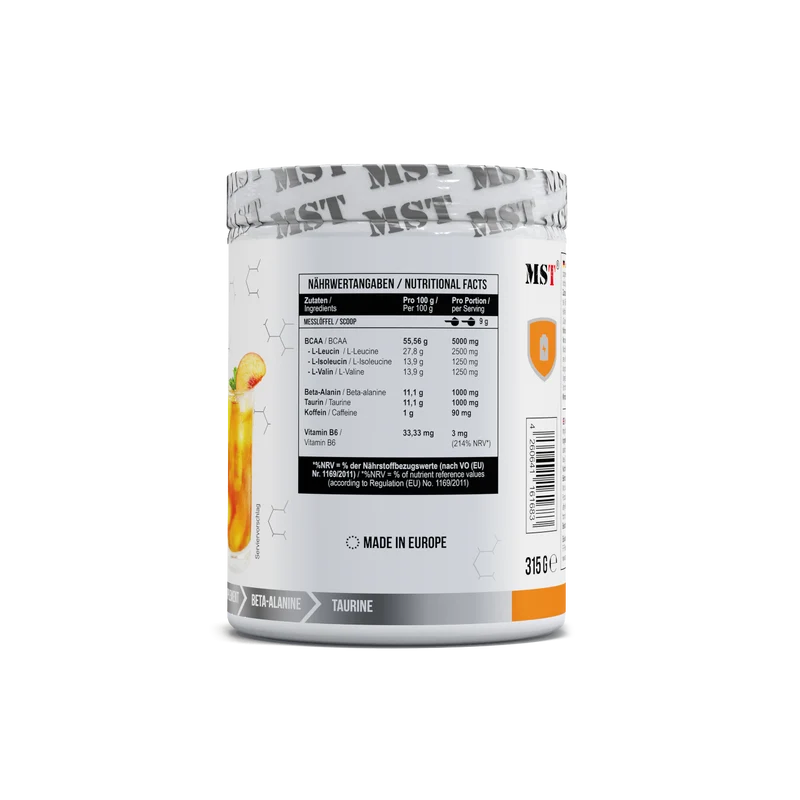 MST BCAA Energy 315 g Peach ice tea