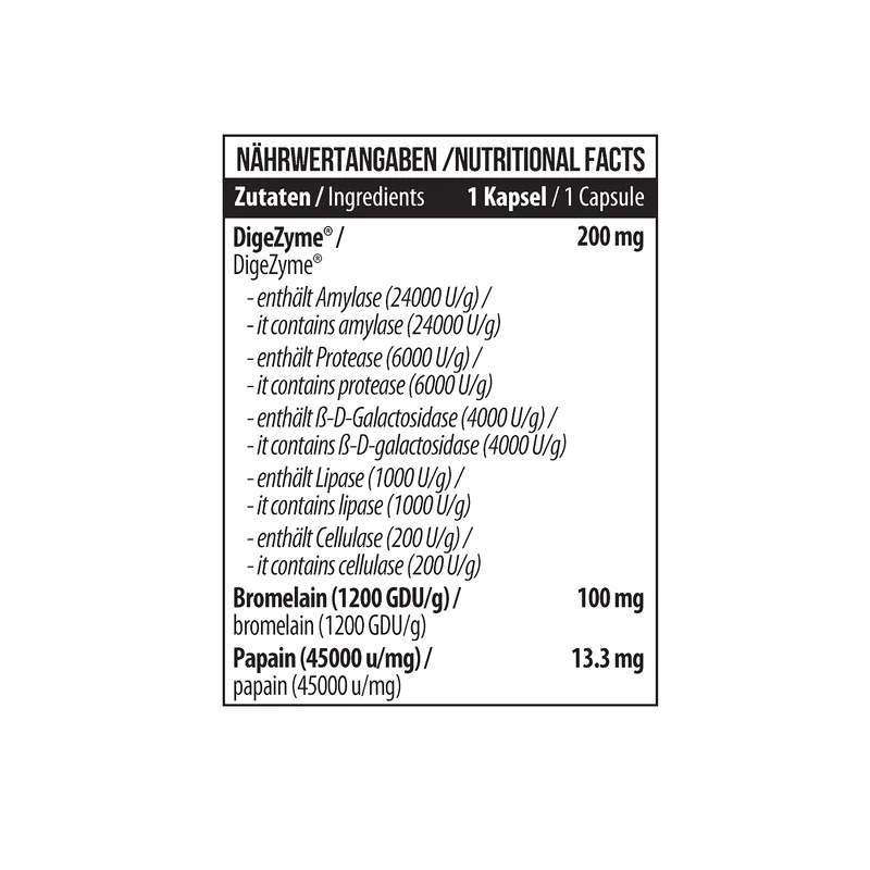 Enzymes DigeZyme® 120 Capsules