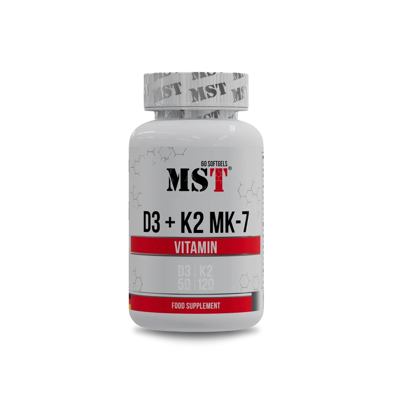 Vitamin D3 + K2 MK7 60 Caps