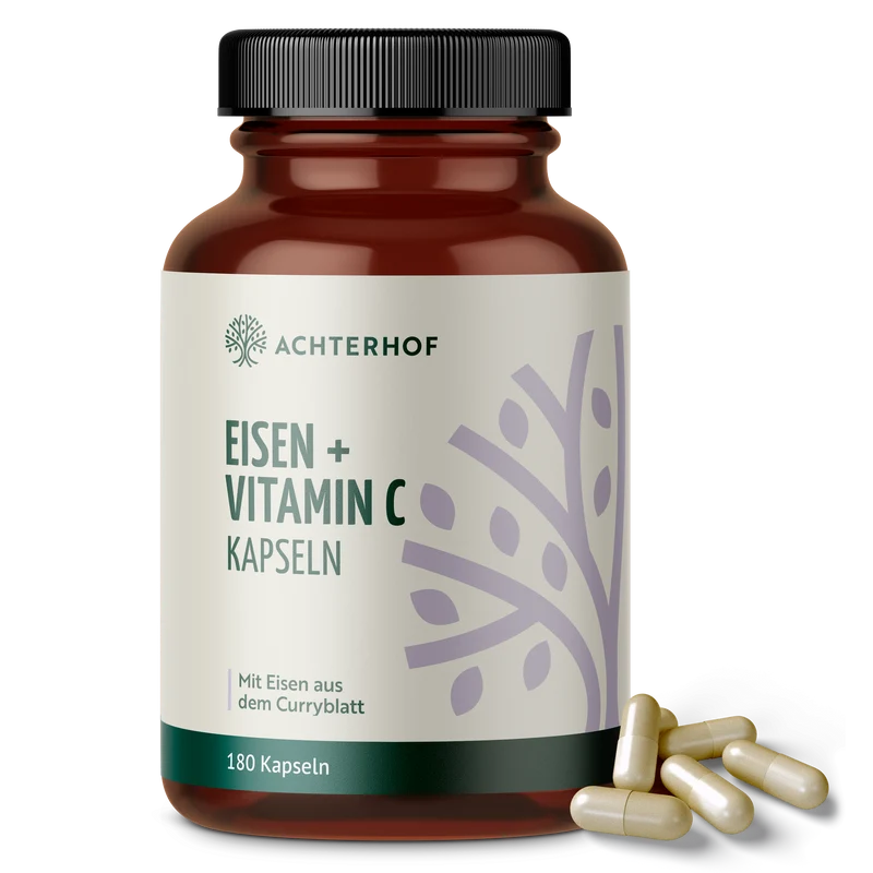 Eisen + Vitamin C (180 Kapseln)