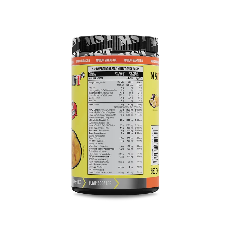 Pump Killer 550 g Mango-maracuja