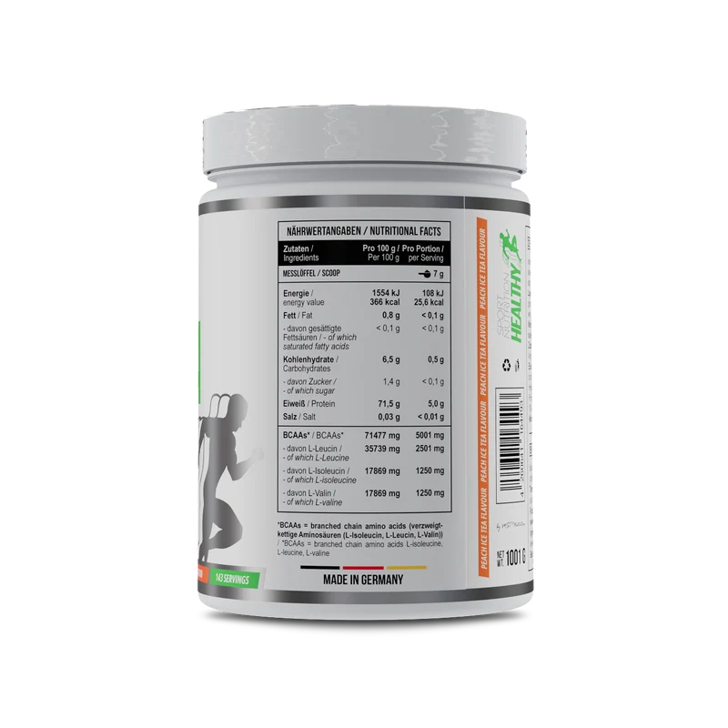 Healthy® BCAA Instant 1001 g Peach ice tea