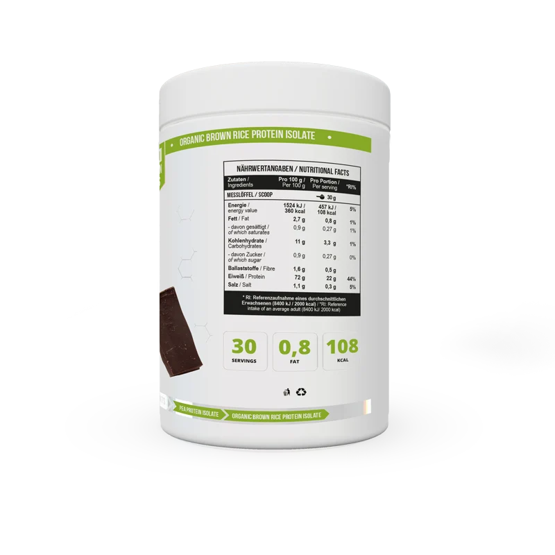 Protein Isolate Vegan 900 g Chocolate