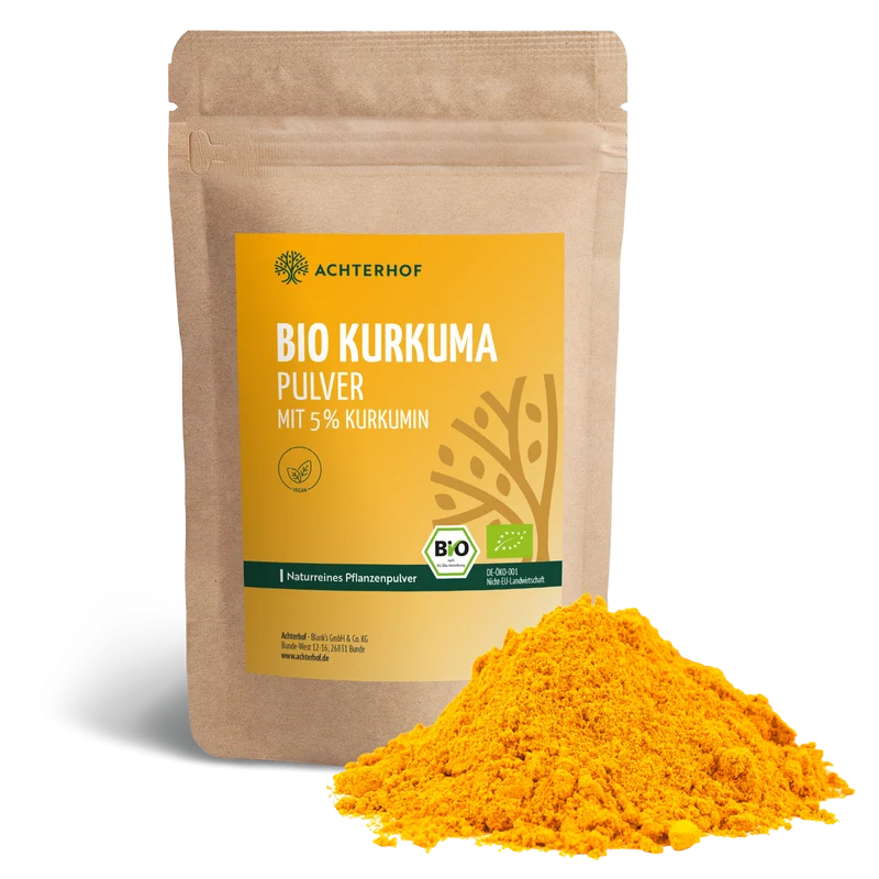 Bio Kurkuma Pulver 5% Curcumin (500g)