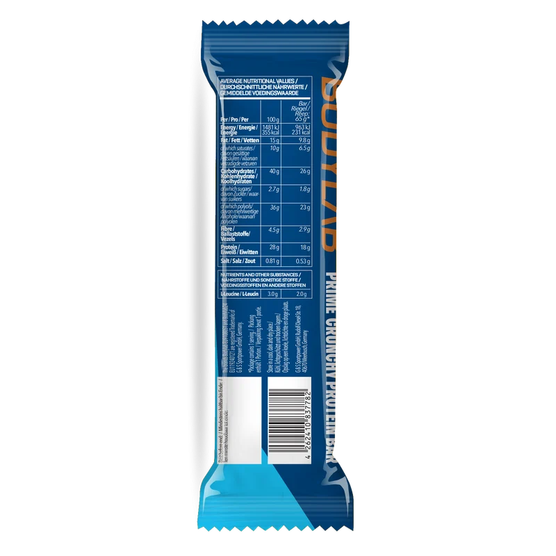 Prime Crunchy Protein Bar - 2 g Leucin (12x65g)