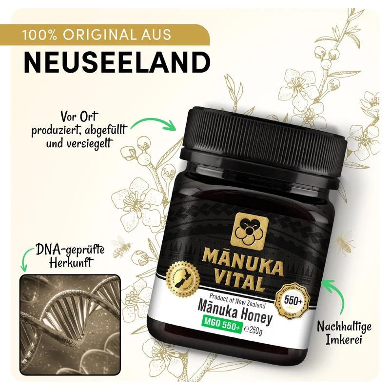 Manuka Vital Honig MGO 550+ (250g)