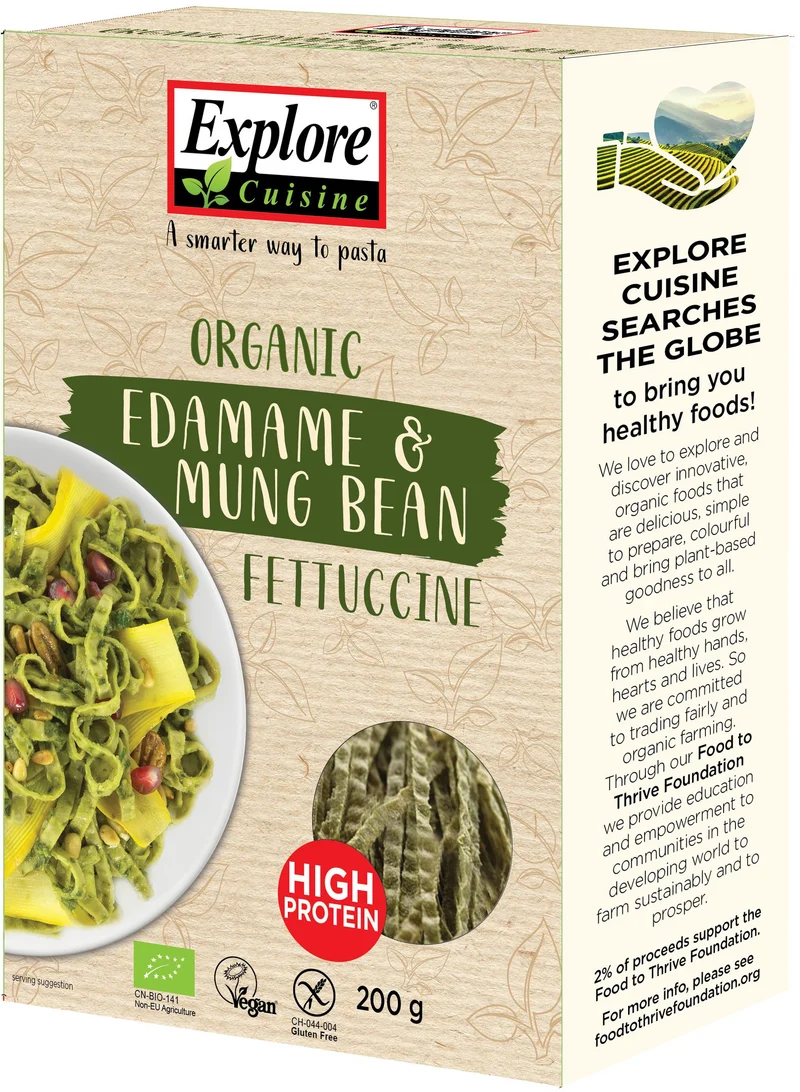 Fettuccine Edamame & Mungbohnen bio (200g)