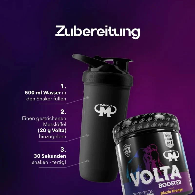 Volta Pre-Workout Booster Sizzle Orange (400g)