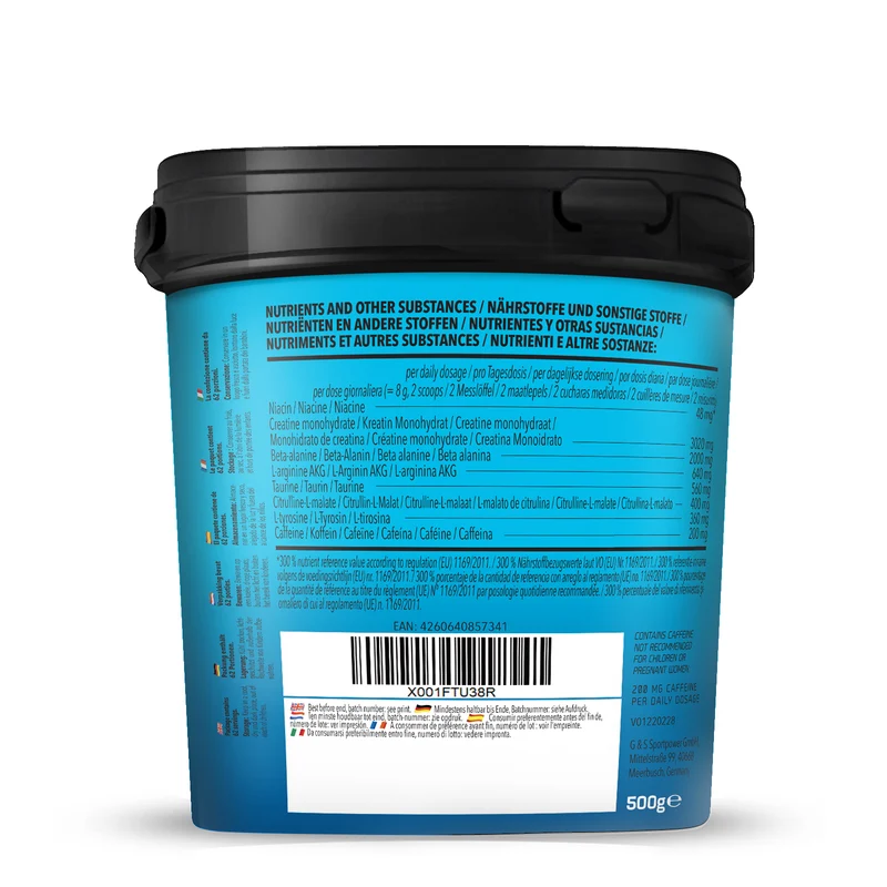 Concentrated Pre Workout (500g)