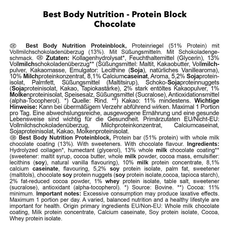 Protein Block (15x90g)