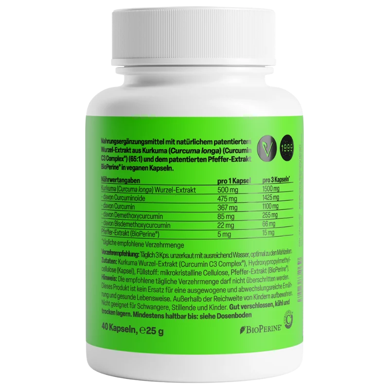 Curcumin-Triplex³ 500mg (90 Kapseln)