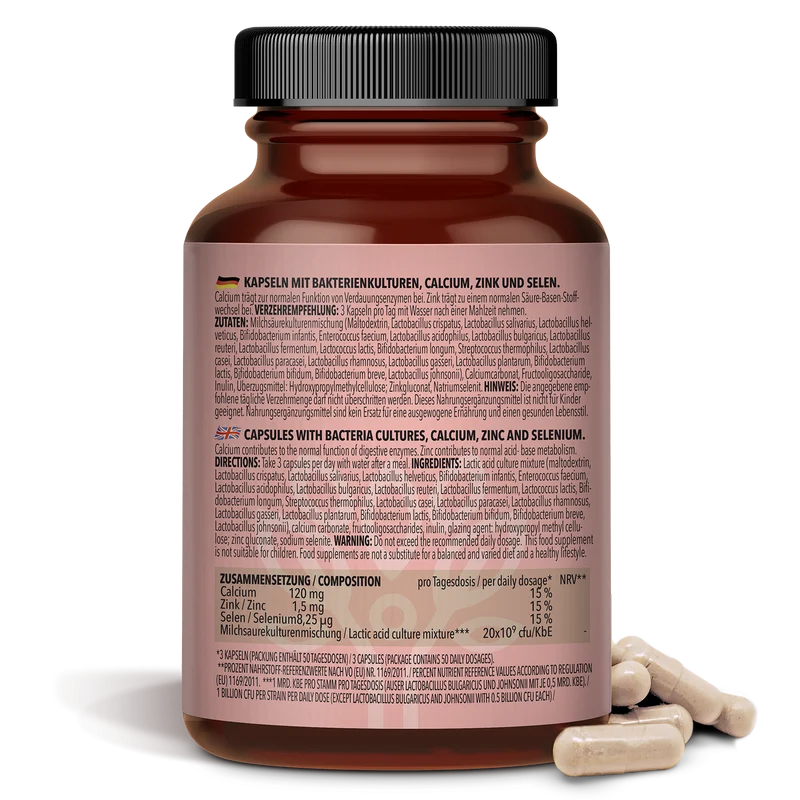 Flora Complex / Komplex (150 Kapseln) (21 Bacteria Cultures 20 Billion CFU)