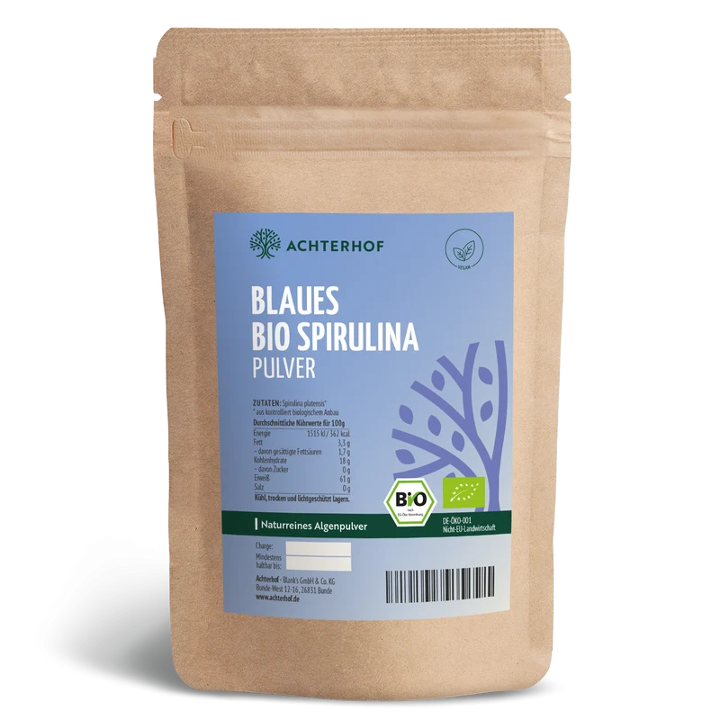Blaues Bio Spirulina Pulver (100g)