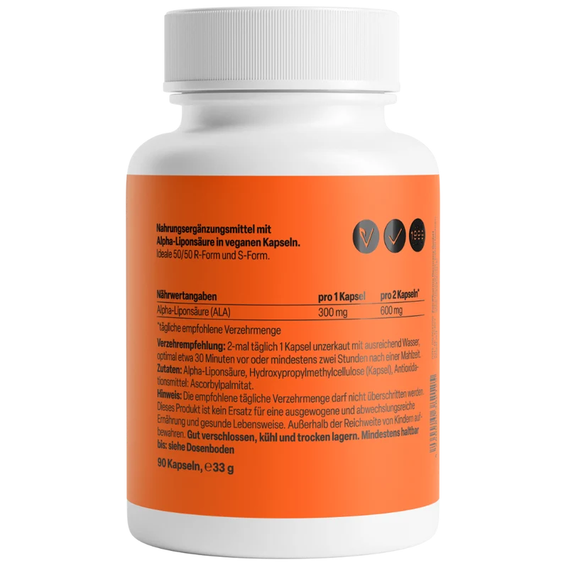 Alpha-Liponsäure 300mg (90 Kapseln)