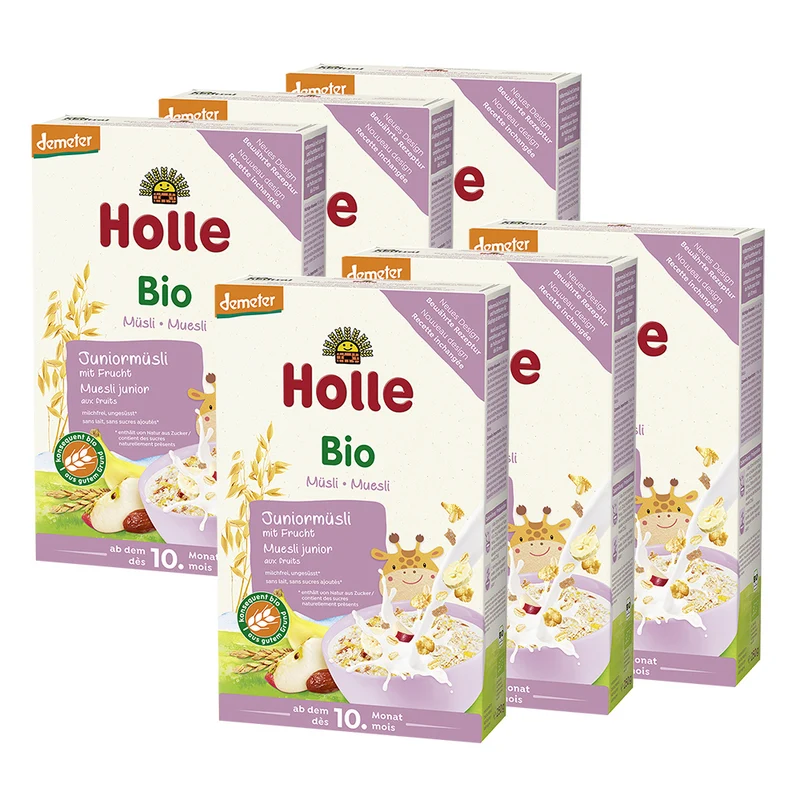 6 x Bio-Juniormüsli Mehrkorn Frucht ab dem 10. Monat (6x250g)