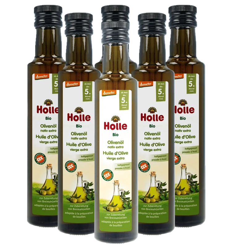 6er Pack Bio-Olivenöl nativ extra ab dem 5. Monat (250ml)